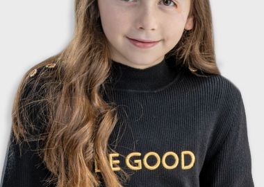 Μακρυμάνικη ριπ μπλούζα | ΜΑΥΡΟ - Energiers - 